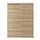 MEHAMN/SKYTTA - sliding door combination, white/double sided white stained oak effect, 152x205 cm | IKEA Indonesia - PE825209_S1