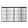 SKYTTA/SVARTISDAL - sliding door combination, black/white paper, 351x205 cm | IKEA Indonesia - PE825213_S1