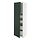 METOD/MAXIMERA - hi cab w 2 doors/4 drawers, white/Havstorp deep green, 60x60x200 cm | IKEA Indonesia - PE938964_S1