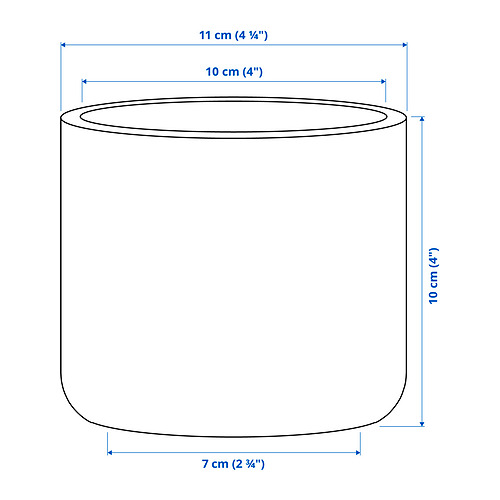 BUSKKAPRIFOL Measurement Illustration