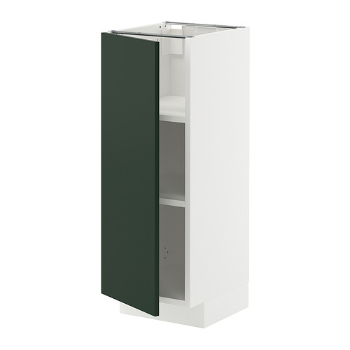 METOD base cabinet with shelves