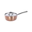 FINMAT - Saucepan with lid, copper/stainless steel, 1.5 l