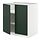 METOD - base cabinet with shelves/2 doors, white/Havstorp deep green, 80x60x80 cm | IKEA Indonesia - PE939150_S1