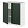 METOD - base cabinet with shelves/2 doors, white/Havstorp deep green, 80x37x80 cm | IKEA Indonesia - PE939093_S1