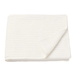 VÅGSJÖN - Bath towel, white, 70x140 cm