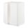 METOD - base cabinet for sink + 2 doors, white/Voxtorp matt white, 60x60x80 cm | IKEA Indonesia - PE725395_S1