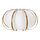 TAGGTOFS - kap lampu gantung, putih/bambu, 67 cm | IKEA Indonesia - PE970318_S1