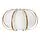 TAGGTOFS - pendant lamp shade, white/bamboo, 67 cm | IKEA Indonesia - PE970318_S1