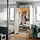 PAX/LINNABERG - wardrobe combination, white/patterned, 100x60x201 cm | IKEA Indonesia - PE970322_S1