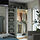 PAX/LINNABERG - wardrobe combination, white/patterned, 150x58x201 cm | IKEA Indonesia - PE970337_S1