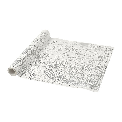 SANDLÖPARE colouring paper roll