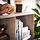 LANESUND - rak buku, abu-abu cokelat, 121x37x152 cm | IKEA Indonesia - PE906941_S1