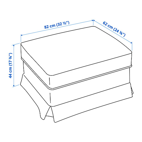 EKTORP Measurement Illustration