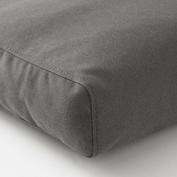 DUVHOLMEN inner cushion for chair cushion, outdoor grey, 44x44 cm