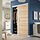MEHAMN/SKYTTA - sliding door combination, white/double sided white stained oak effect, 152x205 cm | IKEA Indonesia - PE825296_S1