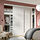 HOKKSUND/SKYTTA - kombinasi pintu geser, putih/abu-abu muda high-gloss, 301x240 cm | IKEA Indonesia - PE825325_S1