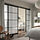SKYTTA/SVARTISDAL - sliding door combination, black/white paper, 351x205 cm | IKEA Indonesia - PE825339_S1