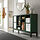 KALLAX - shelving unit with underframe, dark green/black, 147x39x94 cm | IKEA Indonesia - PE939463_S1