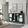 KALLAX - shelving unit with underframe, dark green/black, 147x39x94 cm | IKEA Indonesia - PE939462_S1