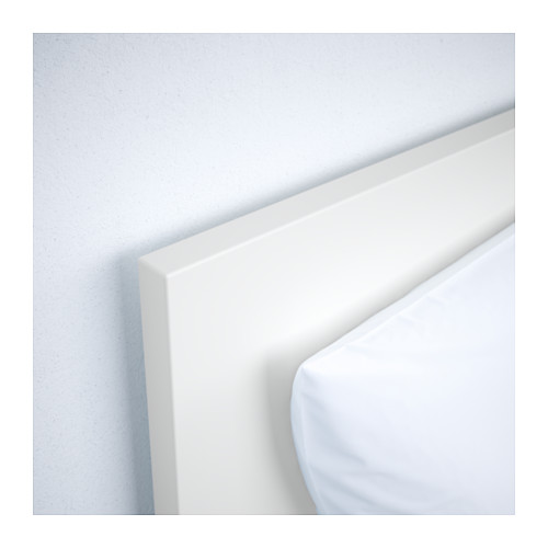 Malm Bed Frame High W 2 Storage Boxes White Luroy Ikea Indonesia