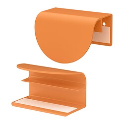 LATMASK - Clip-on handle, orange, 60 mm 2 pieces