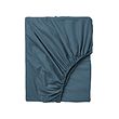 DVALA - Fitted sheet, blue, 90x200 cm