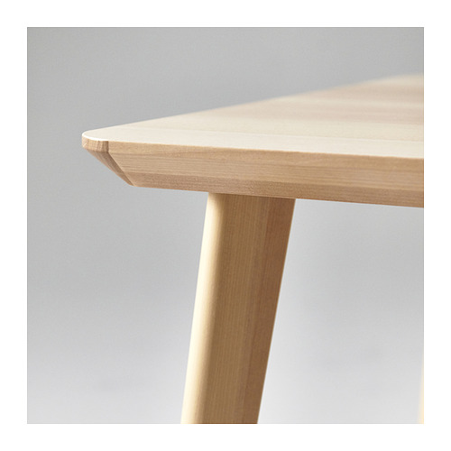 IKEA LISABO 140cm x 78cm 高さ75cm LISABO table, ash veneer, 140x78 cm | IKEA Indonesia
