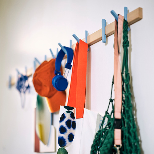 IKEA PS 2026 rack with 5 hooks