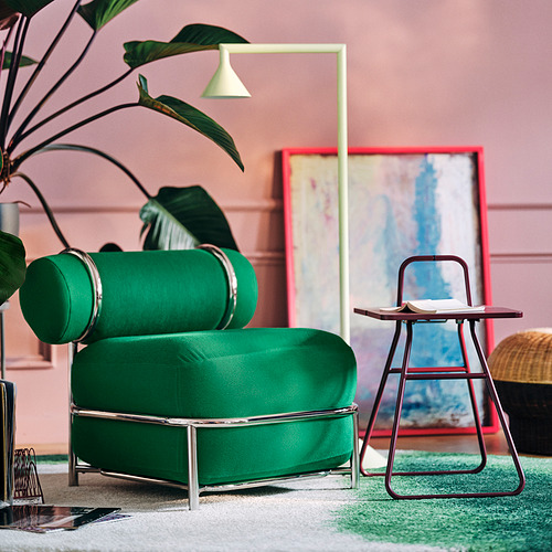 IKEA PS 2026 easy chair, with inflatable seat/back cushion/Knäbäck