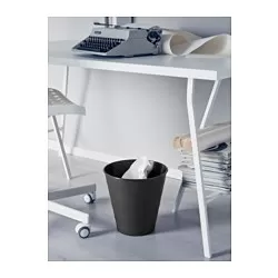 FNISS - Tempat sampah, hitam, 10 l