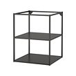 ENHET - base fr w shelves, anthracite, 60x60x75 cm | IKEA Indonesia - PE769588_S2