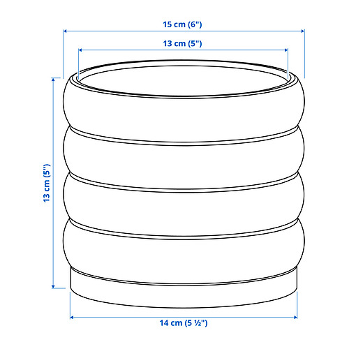 HASSELBUKETT Measurement Illustration