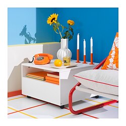 GARNANÄS - Coffee table, white, 65x65 cm