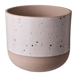 BUSKKAPRIFOL - Plant pot, in/outdoor/beige, 12 cm