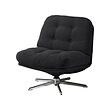 DYVLINGE - Kursi santai yang dapat diputar, Kelinge hitam