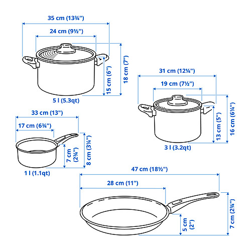 HEMLAGAD Measurement Illustration