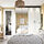 PAX/KAMMARTORP/GULLABERG - wardrobe combination, white/mirror glass white, 200x60x236 cm | IKEA Indonesia - PE970699_S1