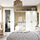 PAX/KAMMARTORP/GULLABERG - wardrobe combination, white/mirror glass white, 200x60x201 cm | IKEA Indonesia - PE970702_S1