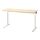 MITTZON - meja, veneer kayu birch/putih, 140x60 cm | IKEA Indonesia - PE907355_S1