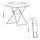 GUNDE/GUNDE - table and 2 stools, folding black/folding black, 67x67 cm | IKEA Indonesia - PE939651_S1