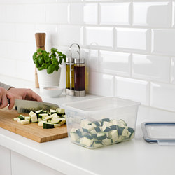 IKEA 365+ - Food container, rectangular/plastic, 2.0 l