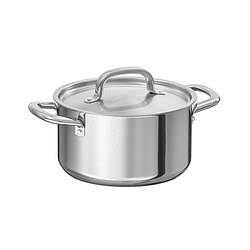 IKEA 365+ - Panci dengan penutup, baja tahan karat, 3.0 l