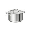 IKEA 365+ - Pot with lid, stainless steel, 5.0 l