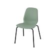 LIDÅS - Chair, green/Sefast black