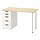 ALEX/MITTCIRKEL - desk, lively pine effect/white, 120x60 cm | IKEA Indonesia - PE907458_S1