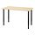 MITTCIRKEL/OLOV - meja, efek kayu pinus yang hidup/hitam, 120x60 cm | IKEA Indonesia - PE907481_S1