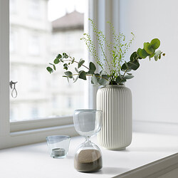EFTERTÄNKA - Jam pasir dekoratif, kaca bening/warna pasir, 15 cm