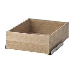 KOMPLEMENT - Drawer, white stained oak effect, 50x58 cm