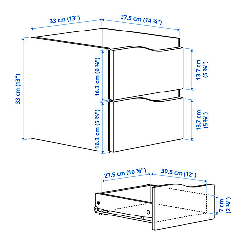 KALLAX Measurement Illustration