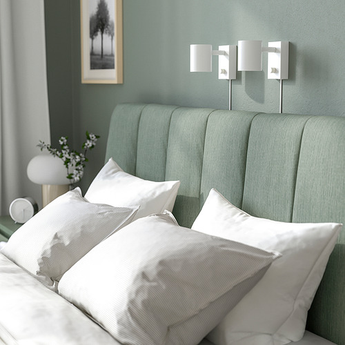 TÄLLÅSEN rangka tempat tidur berpelapis
